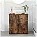 Mobile da Bagno Rovere fumo 61 x 35 x 64 cm Legno multistrato - Foto miniatura 4