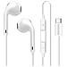 Cuffie Cablate Usb-c Per Google Pixel 10 Con Microfono Integrato, Bianco - Foto miniatura 1