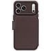Custodia Portafoglio Per Iphone 17 Pro Magsafe Con Cover Staccabile, Marrone Scuro - Foto miniatura 1