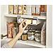 Organizzatore Da Cucina Cupboardstore Per Pellicola Alluminio E Sacchetti Installazione Adesiva Compatto E Pratico Colore Grigio - Foto miniatura 4