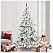 Albero di Natale Artificiale con Rami Pieghevoli Bianco 240 cm - Foto miniatura 2