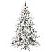 Albero di Natale Artificiale con Rami Pieghevoli Bianco 240 cm - Foto miniatura 3