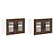Armadi a pareti per cucina 2 pcs Rovere Marrone 60 x 31 x 40 cm - Foto miniatura 1