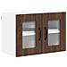 Armadi a pareti per cucina 2 pcs Rovere Marrone 60 x 31 x 40 cm - Foto miniatura 5