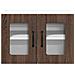 Armadi a pareti per cucina 2 pcs Rovere Marrone 60 x 31 x 40 cm - Foto miniatura 7