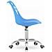 Sedia girevole ergonomica Valora PRINT blu per ufficio domestico - Foto miniatura 4