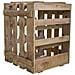 Cassetto Portabottiglie In Legno Marrone 33x32,5x43h - Foto miniatura 5