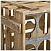 Cassetto Portabottiglie In Legno Marrone 33x32,5x43h - Foto miniatura 6
