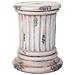 Colonna Decorativa Color Pietra, Cm 34x34x42h - Foto miniatura 1