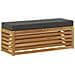 Panca Sgabello Naturale e Antracite 115 x 43 x 37 cm - Foto miniatura 5