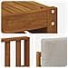 Set divani con cuscino 7 pcs Grigio Naturale e Chiaro - Foto miniatura 6