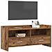 Mobile TV 100 x 33 x 47 cm Legno antico Legno ingegnerizzato - Foto miniatura 2