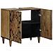 Armadio per Lavabo da Bagno con porta Marrone 62 x 33 x 58 cm - Foto miniatura 2