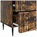 Armadio da Notte 2 pcs Rovere Fumo 43 x 34,5 x 49,5 cm - Foto miniatura 9