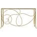 Consolle Art In Ferro, Mdf E Specchio Gold - 140 X 40 X H 80 Cm - Foto miniatura 2