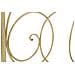 Consolle Art In Ferro, Mdf E Specchio Gold - 140 X 40 X H 80 Cm - Foto miniatura 5