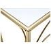 Consolle Art In Ferro, Mdf E Specchio Gold - 140 X 40 X H 80 Cm - Foto miniatura 6
