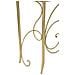 Consolle Art In Ferro, Mdf E Specchio Gold - 140 X 40 X H 80 Cm - Foto miniatura 8