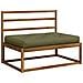 Cuscino per Pallet VIANEN 100% Poliestere Verde Oliva - Foto miniatura 2