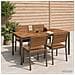 Tavolo da cena da giardino Naturale e Caffè 180 x 88,5 x 75 cm - Foto miniatura 2