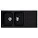 LZ116A2 Lavello da Incasso 2 Vasche con Gocciolatoio a Destra Colore Antracite - Foto miniatura 2