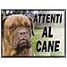 Cartello Attenti Al Cane 18 Cm 32 X 44 Plastificato - Foto miniatura 1