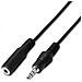 Audio Cable 1xjack-3.5m To 1xjack-3.5h 3m - Foto miniatura 1