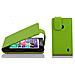 Custodia Compatibile Con Nokia Lumia 630 / 635 In Verde Limone - Coperchio Protettivo In Design Flip Realizzato In Similpelle Testurizzata - Foto miniatura 1
