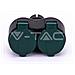V-tac Vt-1102-2 Adattatore Elettrico Da Giardino 2 Prese 16a Eu Standard Corpo Nero E Verde Ip44 - Sku 8812 - Foto miniatura 2