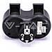V-tac Vt-1102-2 Adattatore Elettrico Da Giardino 2 Prese 16a Eu Standard Corpo Nero E Verde Ip44 - Sku 8812 - Foto miniatura 3