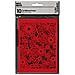Cartoncino Con Motivo A Pizzo, Rosso, Foglio 10,5x15 Cm, 200 G, 10pz - Foto miniatura 2