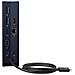 SimPro Dock 2 Docking Station per Notebook Cablato Thunderbolt 3 / 4x USB 3.2 4x Display - Nero / Blu - Foto miniatura 3