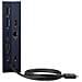 SimPro Dock 2 Docking Station per Notebook Cablato Thunderbolt 3 / 4x USB 3.2 4x Display - Nero / Blu - Foto miniatura 4