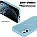 Custodia Compatibile Con Apple Iphone 11 Pro Max In Turchese Opaco - Coperchio Protettivo In Silicone Tpu Flessibile E Con Protezione Per La Fotocamera - Foto miniatura 4