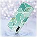 Custodia Compatibile Con Samsung Galaxy A70 In Marmo Verde Chiaro Verde Oro No. 3 - Coperchio Protettivo In Silicone Tpu Con Motivo A Mosaico - Foto miniatura 3