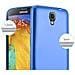 Custodia Compatibile Con Samsung Galaxy Note 3 Neo In Blu Metallico - Coperchio Protettivo In Silicone Tpu Flessibile - Foto miniatura 7