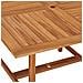 Tavolo Pranzo Da Giardino 110x110x75 Cm Legno Massello Di Teak - Foto miniatura 1