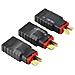 3 Pezzi Maschio Deans To Female Adattatore Wireless Per Connettore Trx Traxxas Caricabatterie Rc (confezione Da 3)  - Foto miniatura 1