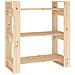 Libreria /divisorio 80x35x91 Cm In Legno Massello Di Pino - Foto miniatura 2