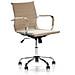 Sedia Da Ufficio Croma Reclinabile Taupe, Ecopelle, Sedia Executive Con Poggiatesta E Braccioli Imbottiti, Altezza Regolabile, Design Ergonomico - Foto miniatura 1