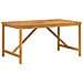 Tavolo Da Pranzo Da Giardino 150x90x74 Cm Legno Massello Acacia - Foto miniatura 2