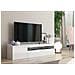 Mobile Porta Tv Roberto, Credenza Bassa Da Soggiorno A 2 Ante, Base Porta Tv, 100% Made In Italy, Cm 150x40h37, Bianco Lucido - Foto miniatura 1
