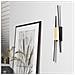 Applique Moderna Panagria Led Alluminio Rivestito In Legno Nero E Marrone - Foto miniatura 1