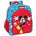 Zaino Scuola Fantastic Azzurro Rosso 32 X 38 X 12 Cm - Foto miniatura 1