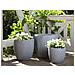 Vaso Per Piante Grigio 55 X 55 X 53 Cm Kannia - Foto miniatura 1