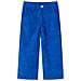 Pantaloni Per Bambini In Velluto A Coste Blu Cobalto 116 - Foto miniatura 1