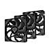 Oxal 120 Case per computer Ventilatore 12 cm Nero 3 pz - Foto miniatura 2