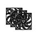 Oxal 120 Case per computer Ventilatore 12 cm Nero 3 pz - Foto miniatura 3