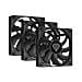 Oxal 120 Case per computer Ventilatore 12 cm Nero 3 pz - Foto miniatura 4