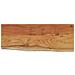 Mensola A Muro 50x20x2,5 Rettangolare Legno Acacia Bordi Vivi - Foto miniatura 2